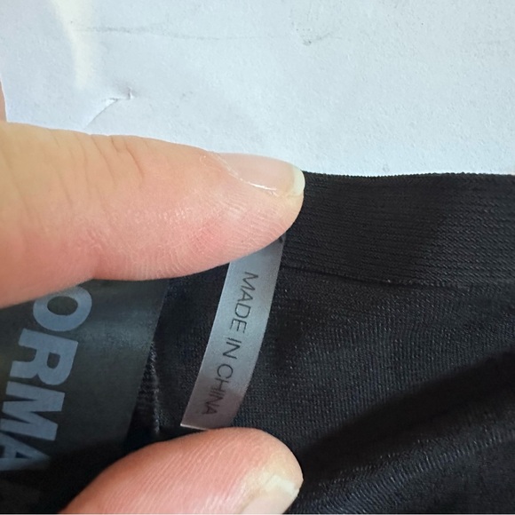 Norma Kamali Women’s Black High Neck Knit Halter Side Slit Maxi Dress- Medium - Picture 5 of 11